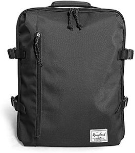 Rangeland New Business Trip Backpack 21L Flight Approved Carry on Daypack 15-inch Laptop Notebook, Travel Commute Gym Sport, All Black