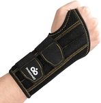 INDEEMAX Wrist Brace for Carpal Tunnel, Adjustable Wrist Support with Splints for Both Hands, Compression Day & Night Support Wraps for Tendonitis Arthritis Pain Relief