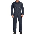 Dickies Men's Deluxe Long Sleeve Blended Coverall, Dark Navy, 4X-Large/Tall