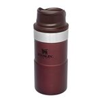 Stanley Trigger Action Travel Mug 0.25L - Keeps Hot For 3 Hours - BPA-Free - Thermal Mug For Hot Drinks - Leakproof Reusable Coffee Cup - Dishwasher Safe - Wine