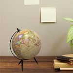 GLOBE DADDY Earth 3D Globe for Home & Office Decor Ideal for Gifting on Housewarming Party,Anniversay.Studio & Cafe Opening/Decoration Showpieces/ Kids & Student Geography Learning - Pastel Color 10 inch Height