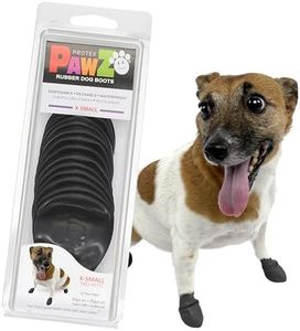 Pawz 1.5-Inch to 2-Inch Water-Proof Dog Boots, X-Small, Black
