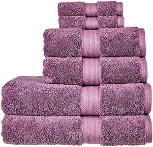 Christy Renaissance 6 Piece Towel Set in Berry 100% Egyptian Cotton - Luxuriously Soft & Super Absorbent - 675 GSM - 2 Bath, 2 Hand & 2 Face Towels