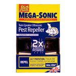 The Big Cheese Ultra Power Mega-Sonic® Twin-Speaker Pest Repeller, Repels Mice and Rats, Whole Room Protection, Double Speakers, Powerful, Electronic