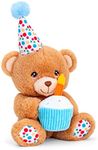 Deluxe Paws Gift Teddy Bears for Special Occassions, 100% Recycled (Happy Birthday)