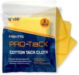 MāKRS - Pro-Tack Tack Cloth, (Pack of 3) Tack Rags, Tack Cloths for Removing Dust and Particles, Tack Cloth Woodworking, Painting, and Varnishing, Wax and Silicone Free, Anti-Static, 18" x 36"