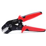 Zhushan Precision Molex Crimper for JST, Molex, Dupont Terminals - Wire Crimping Tool for JST ZH 1.5mm, PH 2.0mm, XH 2.5mm, VH 3.96mm, JWPS 4.0mm Pitch, Dupont 2.54mm Pitch, AWG28-18 (0.08-1.0mm²)