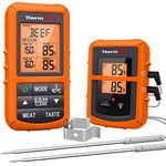 ThermoPro TP20 Wireless Meat Thermometer 500FT Digital Cooking Food BBQ Thermometer with 2 Temperature Probe for Oven Smoker Grill Steak