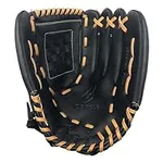 Champion Sports 10.5'' Fielder's Glove - Synthetic Leather Front and Back for Comfort Grip | Closed Basket Web and Conventional Back Design | Deep Set Pocket | Age: Elementary |Right-Handed Glove