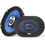 Pyle PL683BL 6-Inchx8-Inch 360W Three-Way Speakers