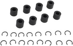 Replacement Spare Rubber Rollers for Maker for Maker 3, 8pcs Spare Rubber Rollers with 16 Fixing Ring for Cricut Repair Accessories, Prevents Slipping