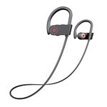 Otium Bluetooth Headphones,Wireless Earbuds IPX7 Waterproof Sports Earphones with Mic HD Stereo Sweatproof in-Ear Earbuds Gym Running Workout 8 Hour Battery Noise Cancelling Headset