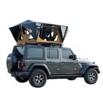 BAMACAR Naturnest Rooftop Tent Hardshell 2-3 People 4 Season Nature Nest Roof Top Tent Camping, Rooftop Tent for Jeep Wrangler Tent Truck Van SUV Car Roof Top Tent, Hard Shell Rooftop Tent (Brown)