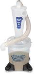 Oneida Air Systems Dust Collector & Cyclone Separator Kit w/Clear Bucket, 2.5 Deluxe 5-Gal - Portable Cyclone Machine for Wet and Dry Shop Vacuums