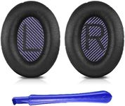 Proxima Direct Replacement Ear Pads Earpads for Bose QuietComfort QC 2 15 25 35 45 Ear Cushions for QC2 QC15 QC25 QC35 QC45 QC35 II SoundLink SoundTrue Around-Ear II AE2, Midnight Blue+Black Mat