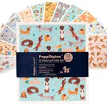 Puppington Pupper Towels 12 Pack Swedish Dishcloths for Kitchen - Dog Dish Towels - Swedish Dish Cloths for Kitchen - Dog Mom Mothers Day Gifts for Women - Eco Friendly (12 Breeds)