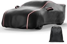 ISSYAUTO Car Cover Compatible with 1994-2024 Mustang GT Shelby Cobra Bullitt Accessories, ECOBOOST, All Weather Protection Water-Resistant Car Cover