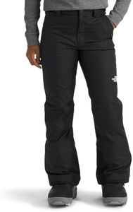 The North Face Girls' Freedom Insulated Pant | Waterproof Snow Pants for Ski & Snowboard, Ankle Gaiters, Adjustable Waist, Secure Zip Pockets, TNF Black, Small