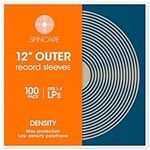 100x 12 Inch Outer Vinyl Record Sleeves | DENSITY Covers Fit 1-4 Gatefold LP Albums | UV Resistant | Plastic Polythene Sleeves