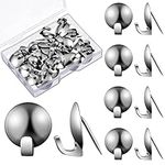 Zhengmy 30 Pack Metal Cubicle Hooks