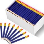 Chivao 288 Pieces Golf Mini Pencils Bulk Half Pencils with Eraser Golf Short Pencils #2 HB Pre Sharpened Pencils for Party Favors Office Supplies 4 Inch(Navy Blue)