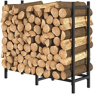 LIANTRAL Firewood Rack Indoor, 2.6ft Small Fire Wood Log Rack Stand for Fireplace Outdoor Firewood Storage Bracket Holder