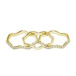 Hoops & Loops Yellow Gold Flashed S