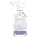 Bleu Lavande Linen Water – Fabric refresher – Made in Canada with True Lavender Essential Oil (500 ml Spray), clear