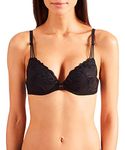 Aubade Women's Push-up Bra AU BAL DE FLORE Noir (Noir Noir) 36E