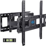 Pipishell Full Motion TV Wall Mount for 26-65 inch TVs, up to 99lbs and VESA 400x400mm, Wall Mount TV Bracket with Articulating Swivel Extension Tilting Leveling for LED LCD OLED 4K Flat Curved Screen