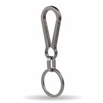 NC Titanium Carabiner Key Clip,EDC Key Ring Loop Hook，Titanium Car Keychain，Gift for Man