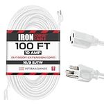 Iron Forge Cable 100 ft White Exten