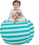 Nobildonna Bean Bag Chair Cover Only for Kids Boys Girls Teens Toddler. Big Beanbag without Filling Storage Stuffed Animal Sofa Sack for Organizing Soft Doll Toy