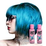 X2 Crazy Color Semi-Permanent Bubblegum Blue Hair Dye