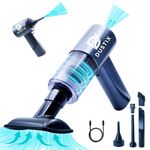 Dustix Handheld Car Vacuum Cleaner Cordless, Powerful 10000PA Dual Gear Suction, Portable & Lightweight Mini Vacuum, HEPA Filter, 4000mAh, Car, Office, Home & Kitchen Essentials for Cleaning & Blowing