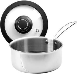 Black Cube Quick Release Cookware, Saucepan with Lid, 8-Inch/2.5 Quart