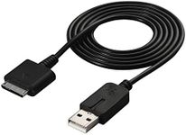 2 in 1 USB Data Charge Cable for PSP GO USB Charger Cable Data Transfer Charging Cord Line PSPGO Black