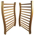 HSE Cedar S-Shape Sauna Backrest (Pack of 2)