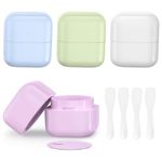 Travel Containers for Toiletries, Cream Jars Sample Containers with Screw Lids TSA Approved Travel Size Containers with spoons, Leak-proof Travel Accessories with Lid for Cosmetic (8 Pack)-30ML