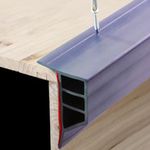 AlloTemlass 16Ft Dock Bumpers | Marine-Grade | High-Impact Absorption | Universal Dock Edge Protection | Includes Mounting Screws | Black