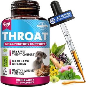 Kennel Cough Treatment & Natural Infection Medicine for Dogs & Cats - Respiratory & Cold Cough Relief - Collapse Trachea & Cat Asthma Support