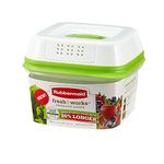 RUBBERMAID Food Storage Container, Green, 2.5 Cup