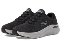 Skechers Men's Arch Fit 2.0 Upperhand Sneaker, Black/Grey, Numeric_10