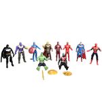 KITTER Set of 10 Superhero Action Figure Toys | Superhero Toys for Kids | Superhero Action Figure Toy Set | Super Heroes Toys for Boys