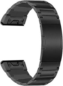 TRUMiRR Titanium Bracelet Replacement for Fenix 8 51 mm/Enduro 3/Fenix 7X Pro Sapphire Solar/6X Pro/5X Plus, 26 mm Quick Fit Watch Strap Buckles Bracelet for Garmin Fenix 7X/Epix Pro 51 mm/Descent