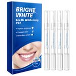 4PCS Teeth Whitening Pen,Teeth Whitener for Stain Removal, Fast-Acting, Stain Remover for Teeth,Smile Brightening at Home