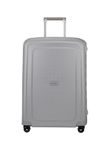 Samsonite S'Cure - Spinner M, Suitcase, M (69 cm), 79 L, Silver (Silver)