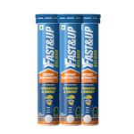 Fast&Up Reload (15 Litres) Low Sugar energy drink for Instant Hydration- 60 Effervescent Tablets with all 5 Essential Electrolytes + Added Vitamins - Certified Electrolytes Drink - Mango flavour