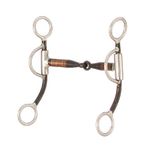 Tough 1 Stainless Steel Kelly Silver Star Training Snaffle, 5-Inch