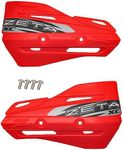 Zeta Racing XC Protector Red Armor Handguard Series Mud Stepping Stone Branch Protection Protection Motocross MX Enduro ED Race Forest Road Dirt Freak F5305 (Old Model Number: ZE72-3105)